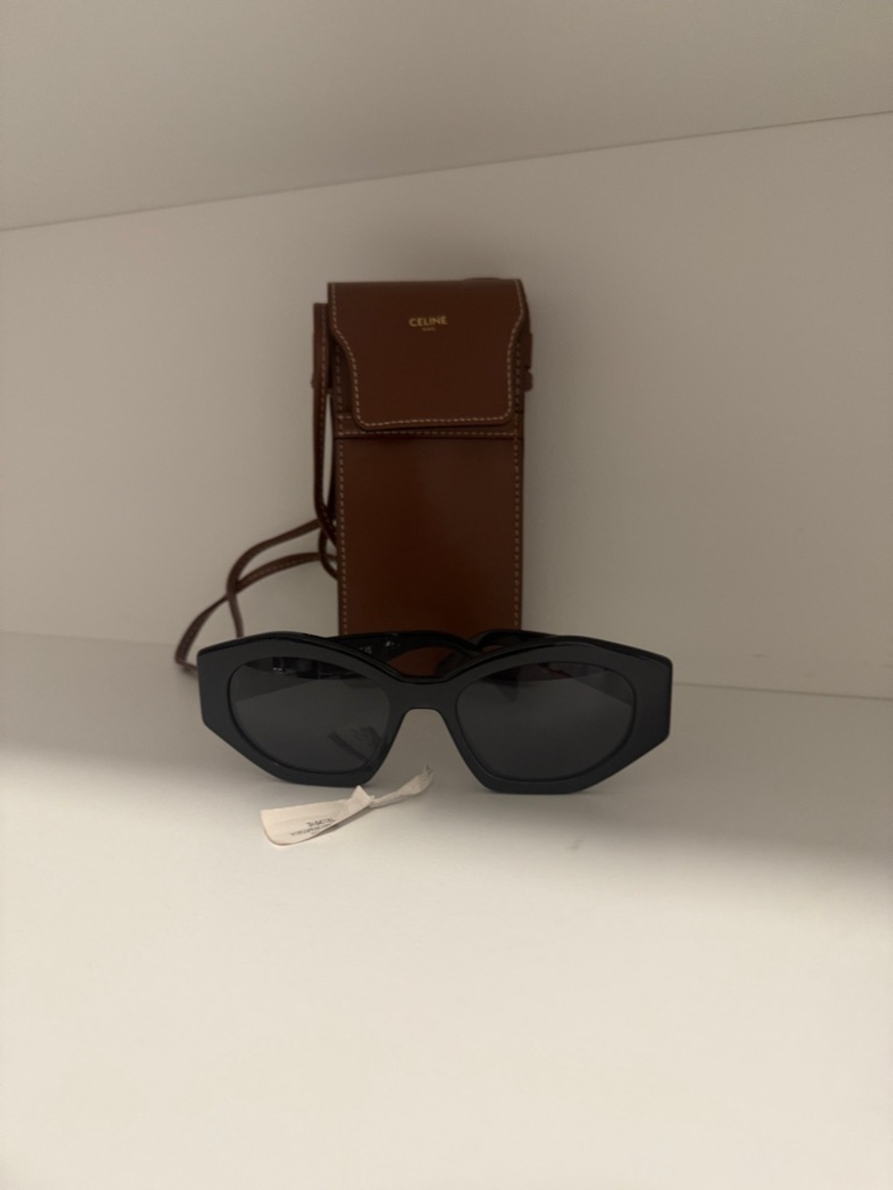 Celine Black Triomphe Sunglasses 💎NWT💎 NEVER WORN - Picture 5 of 15